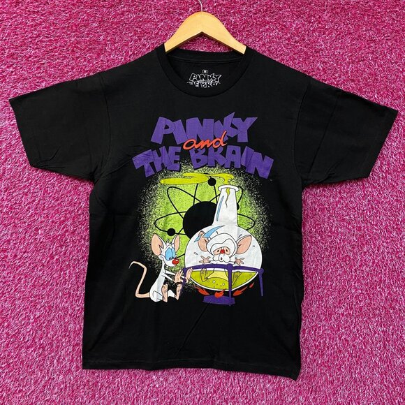 Pinky and The Brain Cooked Brain Cartoon T-Shirt Medium - Picture 1 of 4